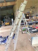 16 ft ext ladder, 6 ft step ladder