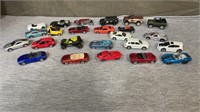 Lot of die cast cars. Various brands and years of