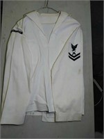Vintage Navy Uniform top & pants.  Needs