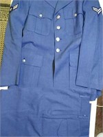Vintage Winter Dress Military Uniform Coat and