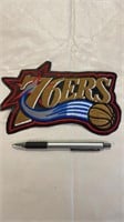 Large leather NBA 76ers Patch