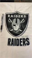 Large leather Oakland Raiders Patch lot