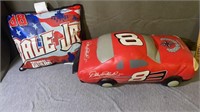 Lot of Dale Earnhardt jr pillow and seat cushion.