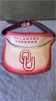 Oklahoma Sooners leather visor
