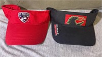 Pair of Dallas sports visors