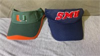 SMU and Miami University visors
