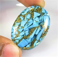 39.58 ct Natural Copper Turquoise