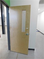 Solid Wood door with window, 36x84