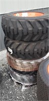 4 new skidloader tire- see pics for sizes