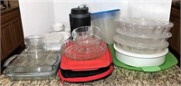 Pyrex Baking Dishes, Plastic Storage