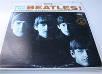 Two Vintage Beatles Vinyl LPS White Album & Meet