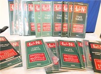 L & N Railroad Time Tables 1940-1946 Lot of 26
