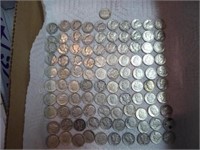 101 silver dimes (1964 & earlier)