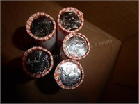 5 rolls State Quarters: all WI