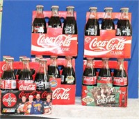 Lot of Coca-Cola Collector Bottles