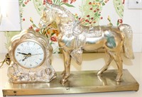 Vintage United Horse Cowboy Clock