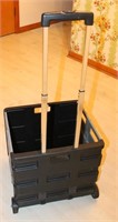 Mobile Folding Cart on Wheels & Nylon Cooler
