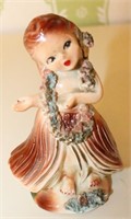 Vintage Hawaiian Ceramic Hula Girl Figurine