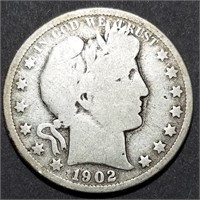 1902-O Barber Half Dollar - 1,750 Examples Survive
