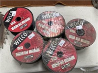 Four New Rolls & 1 Partial Roll of Welding Wire