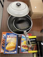 Chicken Fryer, Fry Pan and Diabetic Books