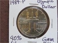 1984 P OLYMPIC DOLLAR 90% GEM BU