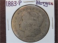 1883 P MORGAN SILVER DOLLAR 90%
