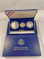 United States mint bill of rights coins proof