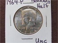 1964 P KENNEDY HALF DOLLAR 90% UNC