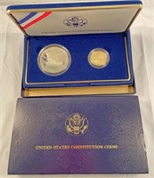 1987 United States Constitution coins proof set