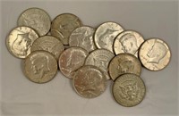 14 - 1960s half dollars