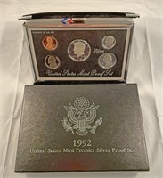 1992 United States mint premier silver proof set