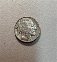 1917 Buffalo/Indian head Five cent (nickel) AU