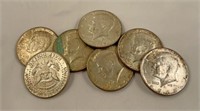 1960s 50 Cent pieces (7ct)