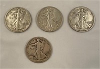 3–1942, 1943 Liberty walking half dollars