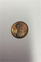 1964 Lincoln Penny with mistake in stamp of