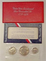 1776 - 1976 United States bicentennial silver