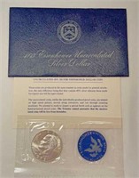 1973 Eisenhower silver dollar uncirculated mint