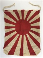 Vintage Imperial Japan Rising Sun Small Flag