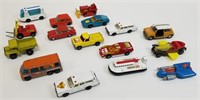 15 Vintage Diecast Cars Including Corgi Superman