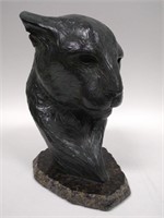 1999 Chris Japhet Bronze Cougar Sculpture 1/23