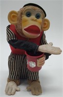 Vintage Cragstan Crap Shooting Monkey Toy