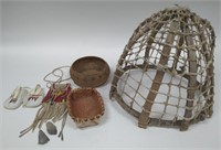 Lot of Native American Style Crafts & Baskets