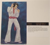 Elvis Presley Signed Promotional Flyer