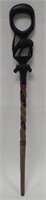 Hand Carved African Style Walking Stick