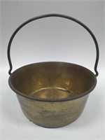 Vintage Brass Chamber Pot w/ Handle