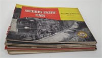 Lot of 9 Vintage Railroad Train Photo Books