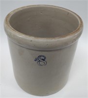 Vintage 8 Gallon Stoneware Crock