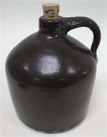 Antique Brown Glaze Stoneware Jug