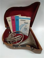 Antique American Professional Brass Mellophone